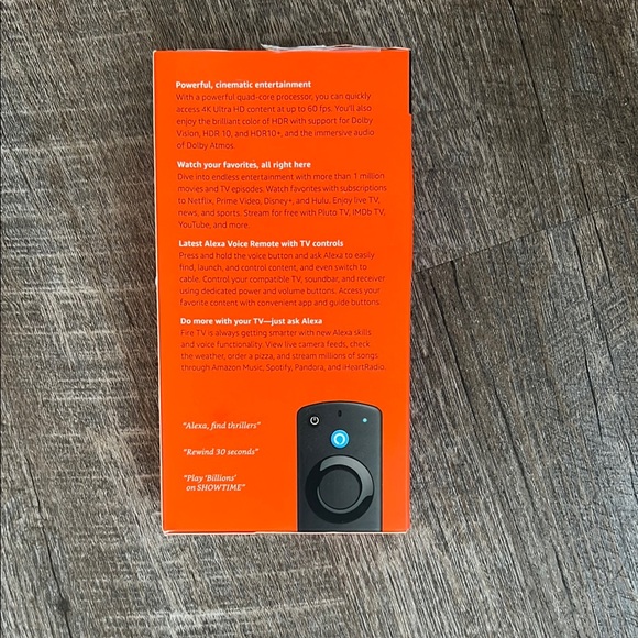 Amazon Fire TV Stick 4K - Black and Red - Picture 2 of 3